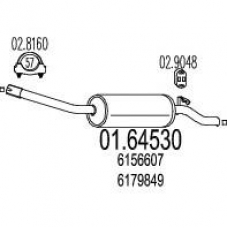 01.64530 MTS Глушитель выхлопных газов конечный