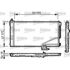 814001 VALEO Конденсатор, кондиционер