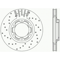 BDRS2122.25 OPEN PARTS Тормозной диск