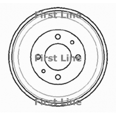 FBR615 FIRST LINE Тормозной барабан