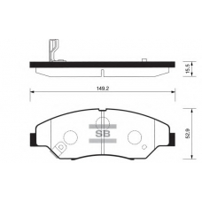 FBP1118 FI.BA Комплект тормозных колодок, дисковый тормоз