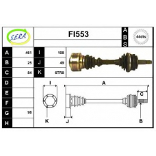 FI553 SERA Приводной вал