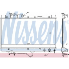 647771 NISSENS Радиатор, охлаждение двигателя