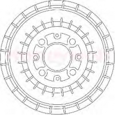 329015B BENDIX Тормозной барабан