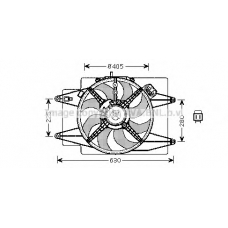 AL7509 Prasco Вентилятор, охлаждение двигателя
