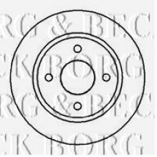 BBD5013 BORG & BECK Тормозной диск