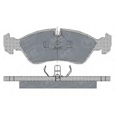 SP 158 SCT Комплект тормозных колодок, дисковый тормоз