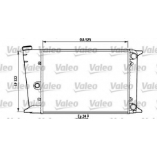 883437 VALEO Радиатор, охлаждение двигателя