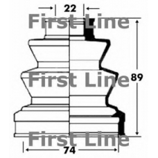 FCB2826 FIRST LINE Пыльник, приводной вал