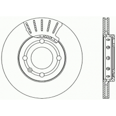 BDR1592.20 OPEN PARTS Тормозной диск