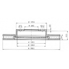 BDC3912 QUINTON HAZELL Тормозной диск