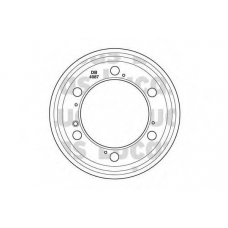 DB4087 TRW Тормозной барабан