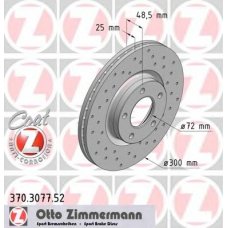 370.3077.52 ZIMMERMANN Тормозной диск