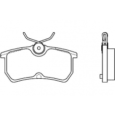 23353 140  1 4 T4067 TEXTAR Колодки торм.зад. ford focus