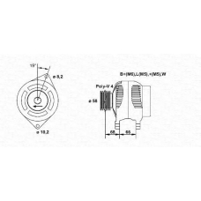 943355105010 MAGNETI MARELLI Генератор