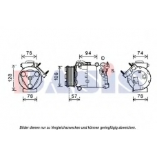 852556N AKS DASIS Компрессор, кондиционер