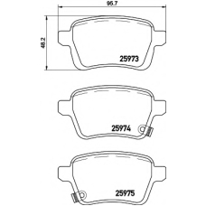 8DB 355 021-441 HELLA PAGID Комплект тормозных колодок, дисковый тормоз