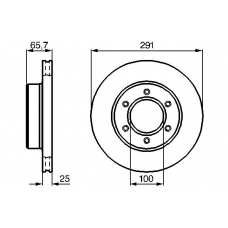 0 986 478 629 BOSCH Тормозной диск