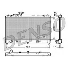 DRM44021 DENSO Радиатор, охлаждение двигателя