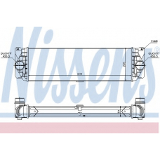 96526 NISSENS Интеркулер