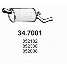 34.7001 ASSO Глушитель выхлопных газов конечный