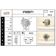 VW8071 SNRA Генератор