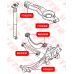 MZ4802R VTR Сайлентблок поперечнего рычага задней подвески