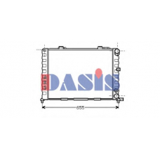 010150N AKS DASIS Радиатор, охлаждение двигателя