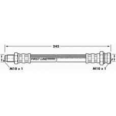 FBH7103 FIRST LINE Тормозной шланг