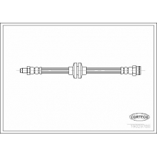 19029780 CORTECO Тормозной шланг