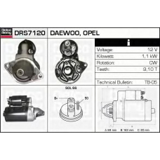 DRS7120 DELCO REMY Стартер