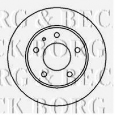 BBD4997 BORG & BECK Тормозной диск