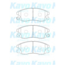 BP-1012 KAVO PARTS Комплект тормозных колодок, дисковый тормоз