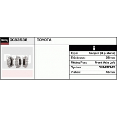 DC83538 DELCO REMY Тормозной суппорт