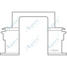 KIT446 APEC Комплектующие, тормозные колодки