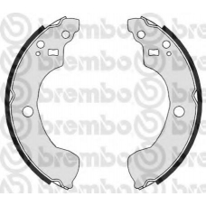 S 56 534 BREMBO Комплект тормозных колодок