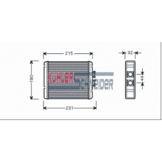 5091401 KUHLER SCHNEIDER Теплообменник, отопление салона