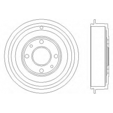 62918 PAGID Тормозной барабан