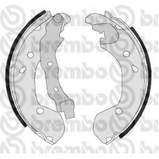 S 56 510 BREMBO Комплект тормозных колодок