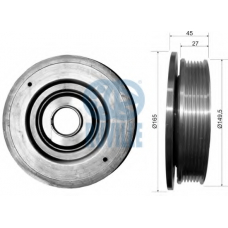 515513 RUVILLE Ременный шкив, коленчатый вал