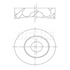 014 82 01 MAHLE Поршень