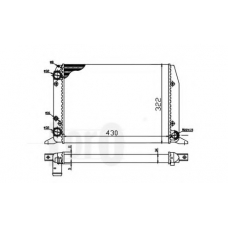 003-017-0024 LORO Радиатор, охлаждение двигателя