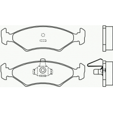 T1141-ECO PAGID Комплект тормозных колодок, дисковый тормоз