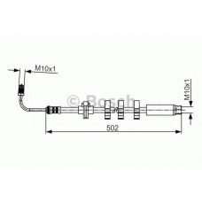 1 987 481 265 BOSCH Тормозной шланг