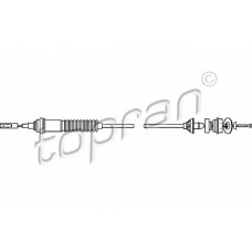 722 113 TOPRAN Трос, управление сцеплением