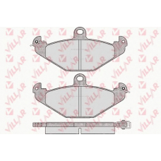 626.0427 VILLAR Комплект тормозных колодок, дисковый тормоз