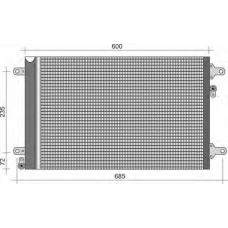 350203378000 MAGNETI MARELLI Конденсатор, кондиционер