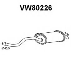 VW80226 VENEPORTE Глушитель выхлопных газов конечный
