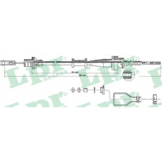 C0114C LPR Трос, управление сцеплением