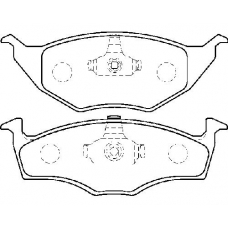 MDB2057 MINTEX Комплект тормозных колодок, дисковый тормоз